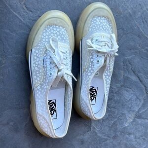 Vans Authentic Mesh DX Modular Dots White Shoe Size 10